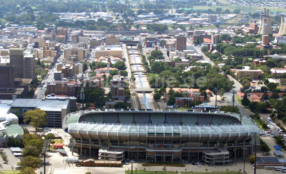 Bloemfontein aus der Vogelperspektive: Free State Stadion / Stadium Bloemfontein Südafrika / South Africa