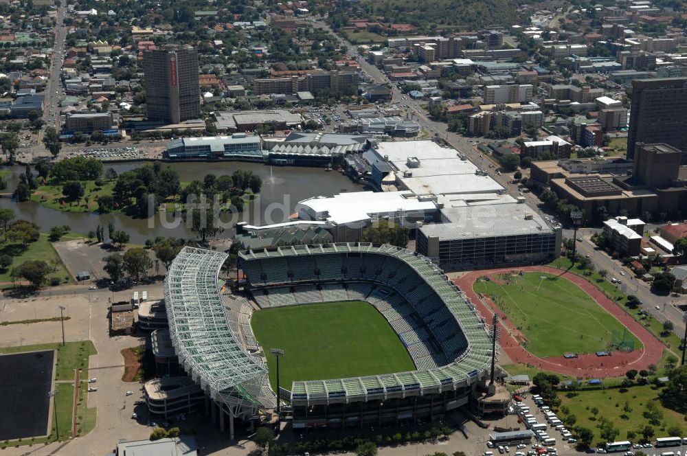 Luftbild Bloemfontein - Free State Stadion / Stadium Bloemfontein Südafrika / South Africa