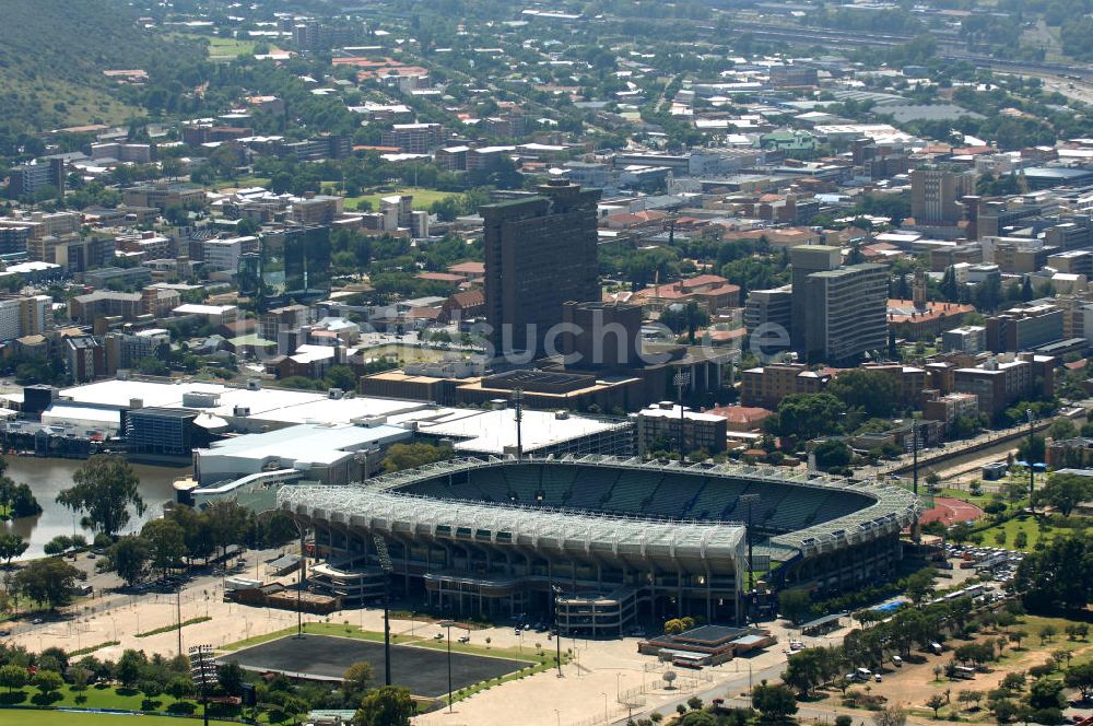 Bloemfontein aus der Vogelperspektive: Free State Stadion / Stadium Bloemfontein Südafrika / South Africa