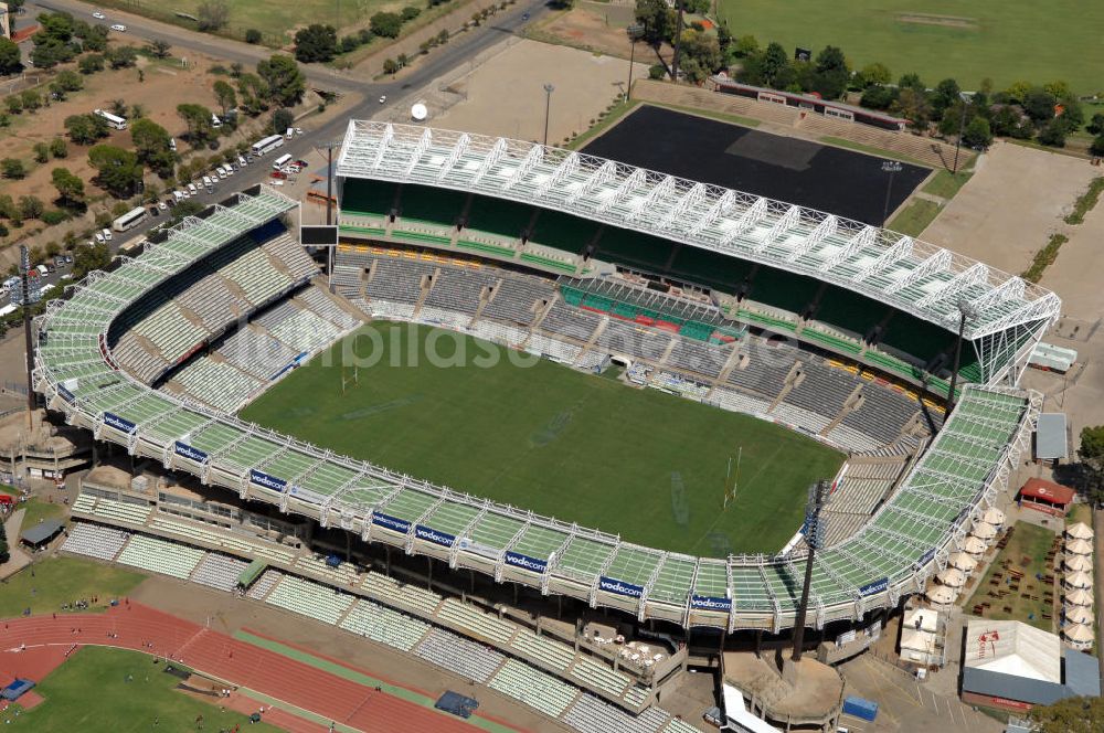 Bloemfontein von oben - Free State Stadion / Stadium Bloemfontein Südafrika / South Africa