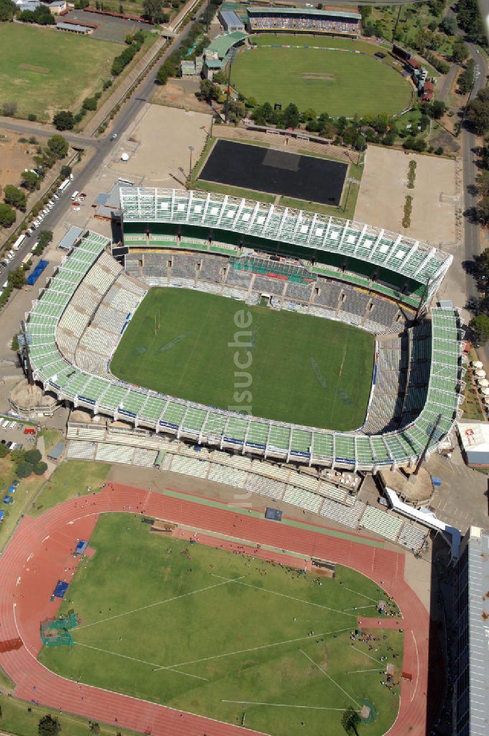 Luftbild Bloemfontein - Free State Stadion / Stadium Bloemfontein Südafrika / South Africa