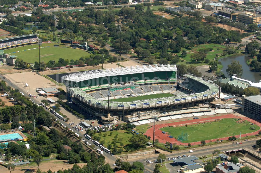 Bloemfontein aus der Vogelperspektive: Free State Stadion / Stadium Bloemfontein Südafrika / South Africa