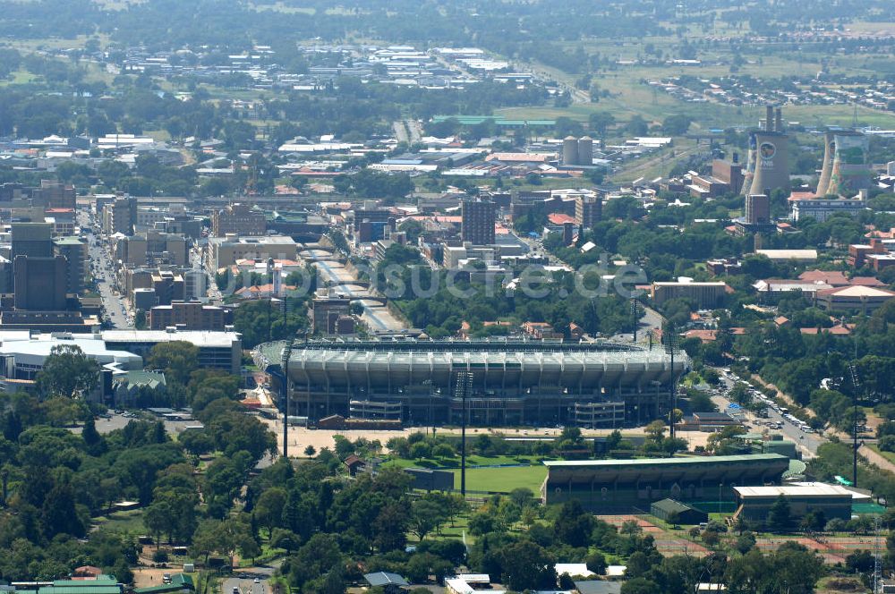 Luftaufnahme Bloemfontein - Free State Stadion / Stadium Bloemfontein Südafrika / South Africa