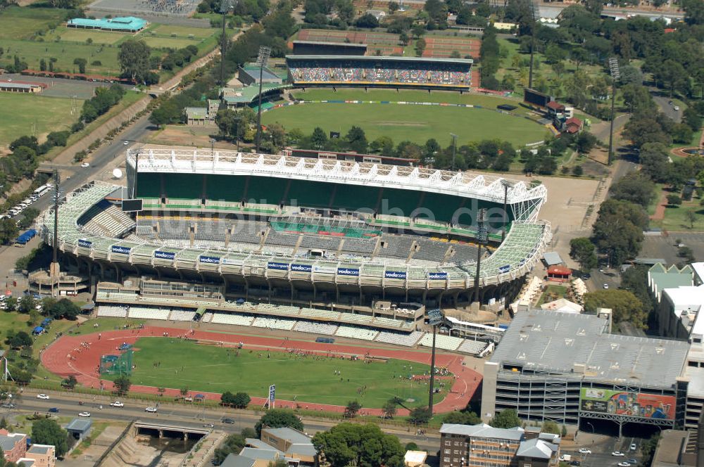 Luftbild Bloemfontein - Free State Stadion / Stadium Bloemfontein Südafrika / South Africa