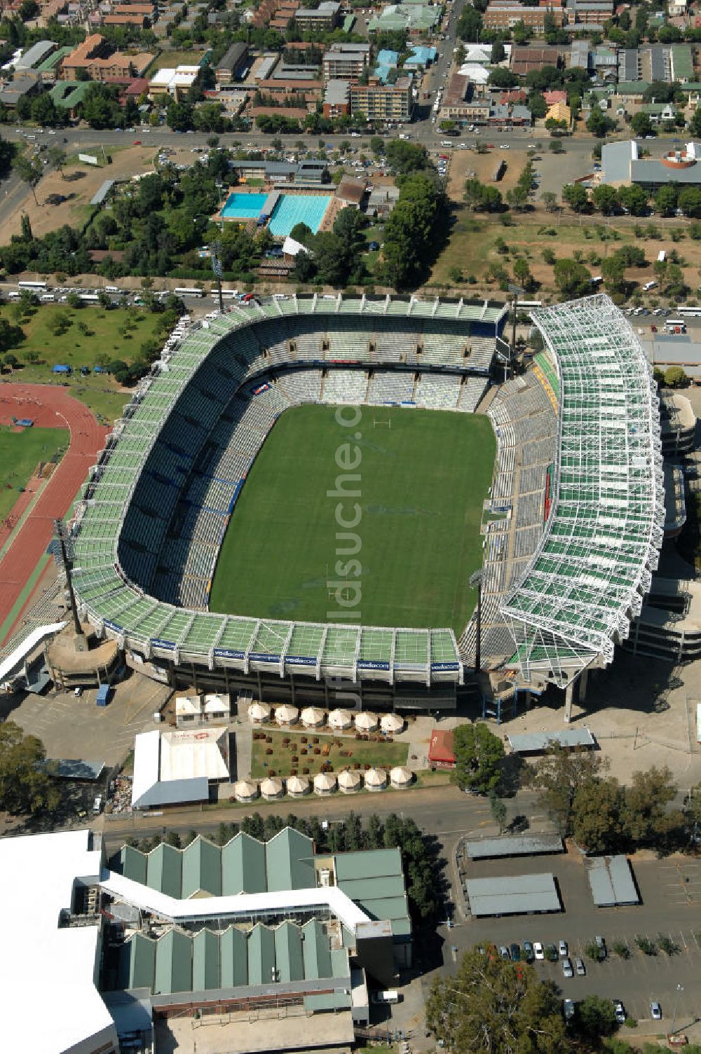 Luftaufnahme Bloemfontein - Free State Stadion / Stadium Bloemfontein Südafrika / South Africa