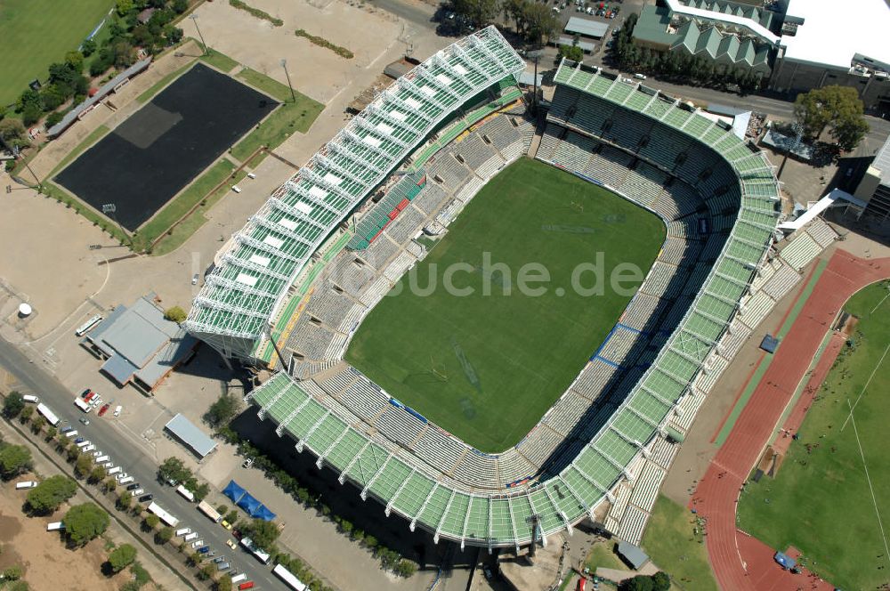 Bloemfontein aus der Vogelperspektive: Free State Stadion / Stadium Bloemfontein Südafrika / South Africa