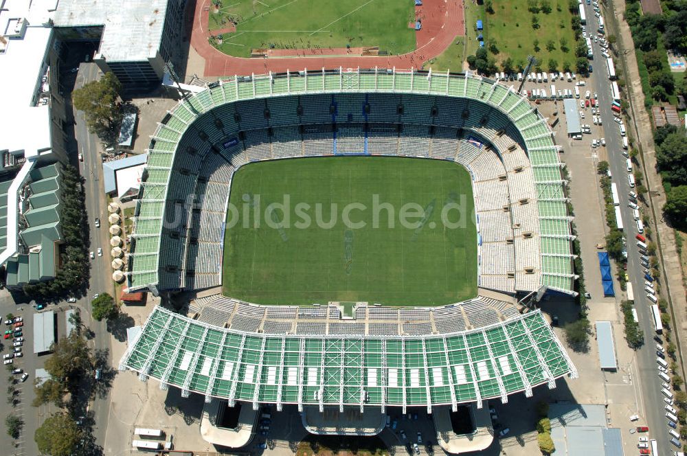 Luftbild Bloemfontein - Free State Stadion / Stadium Bloemfontein Südafrika / South Africa