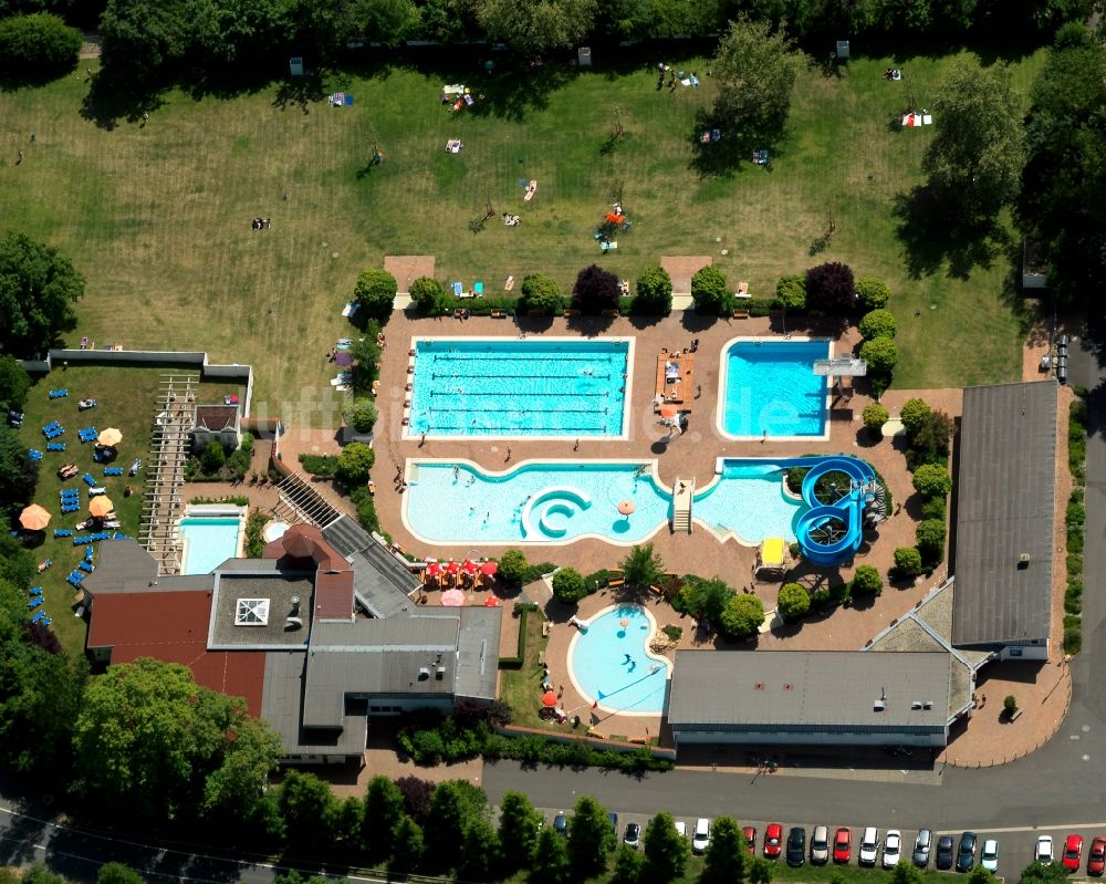 Luftaufnahme Bad Sobernheim - Freibad von Bad Sobernheim im Bundesland Rheinland-Pfalz