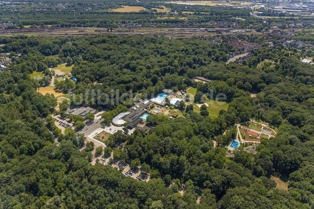 Luftaufnahme Vonderort - Freibad Solbad Vonderort in Vonderort im Bundesland Nordrhein-Westfalen, Deutschland