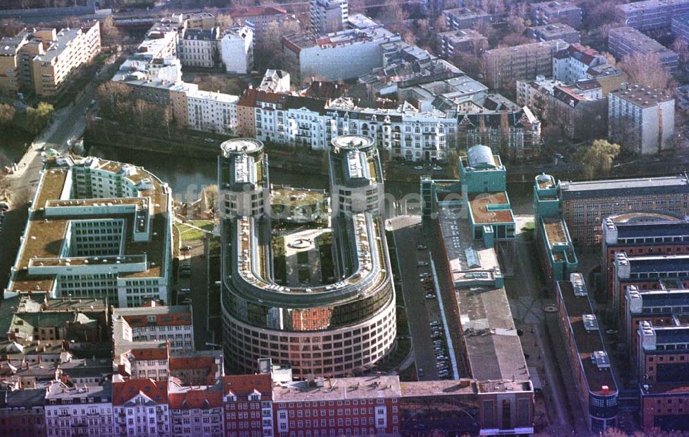 Luftaufnahme Berlin - Moabit - Freiberger Spreebogen / Innenministerium in Berlin - Moabit.