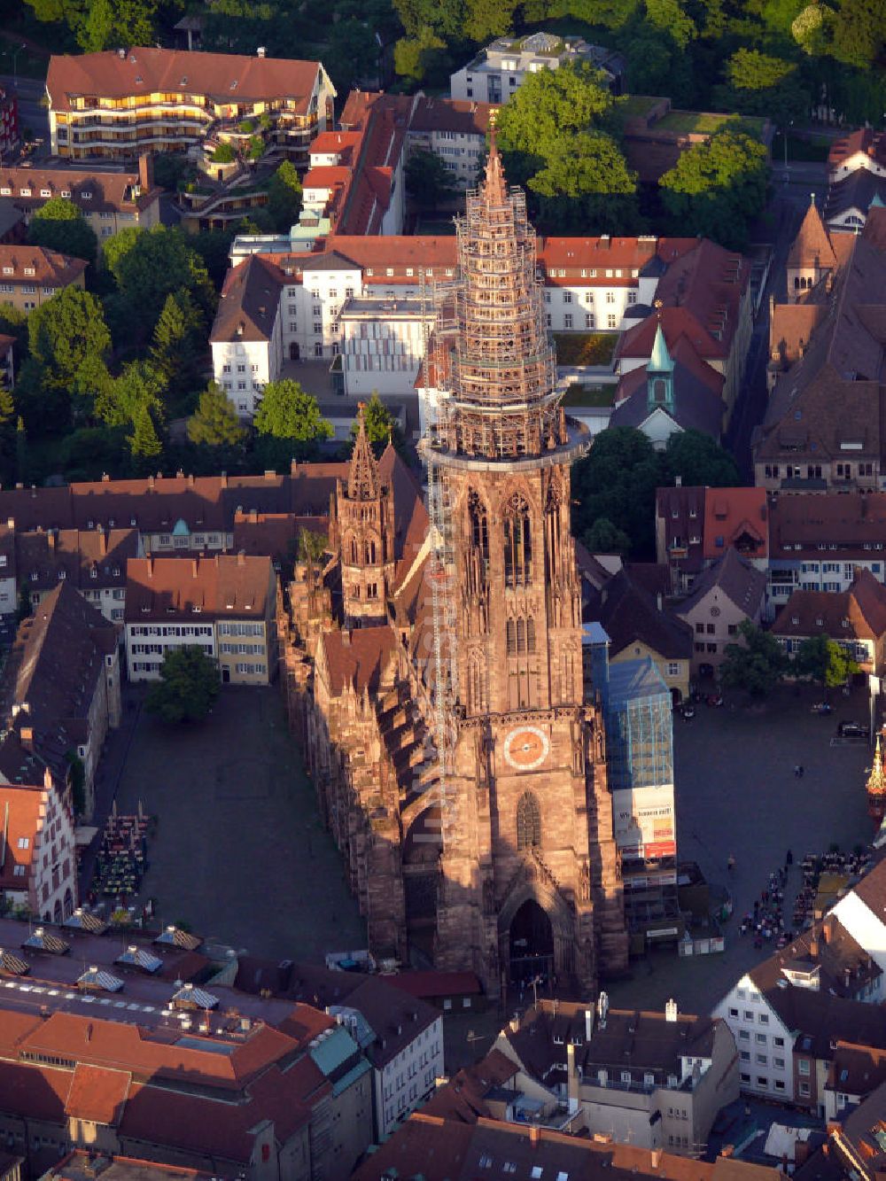 Luftbild Freiburg - Freiburger Münster