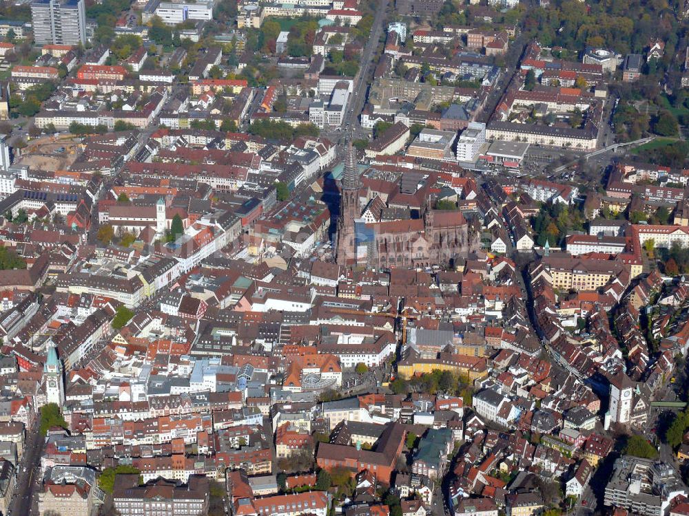 Freiburg aus der Vogelperspektive: Freiburger Münster