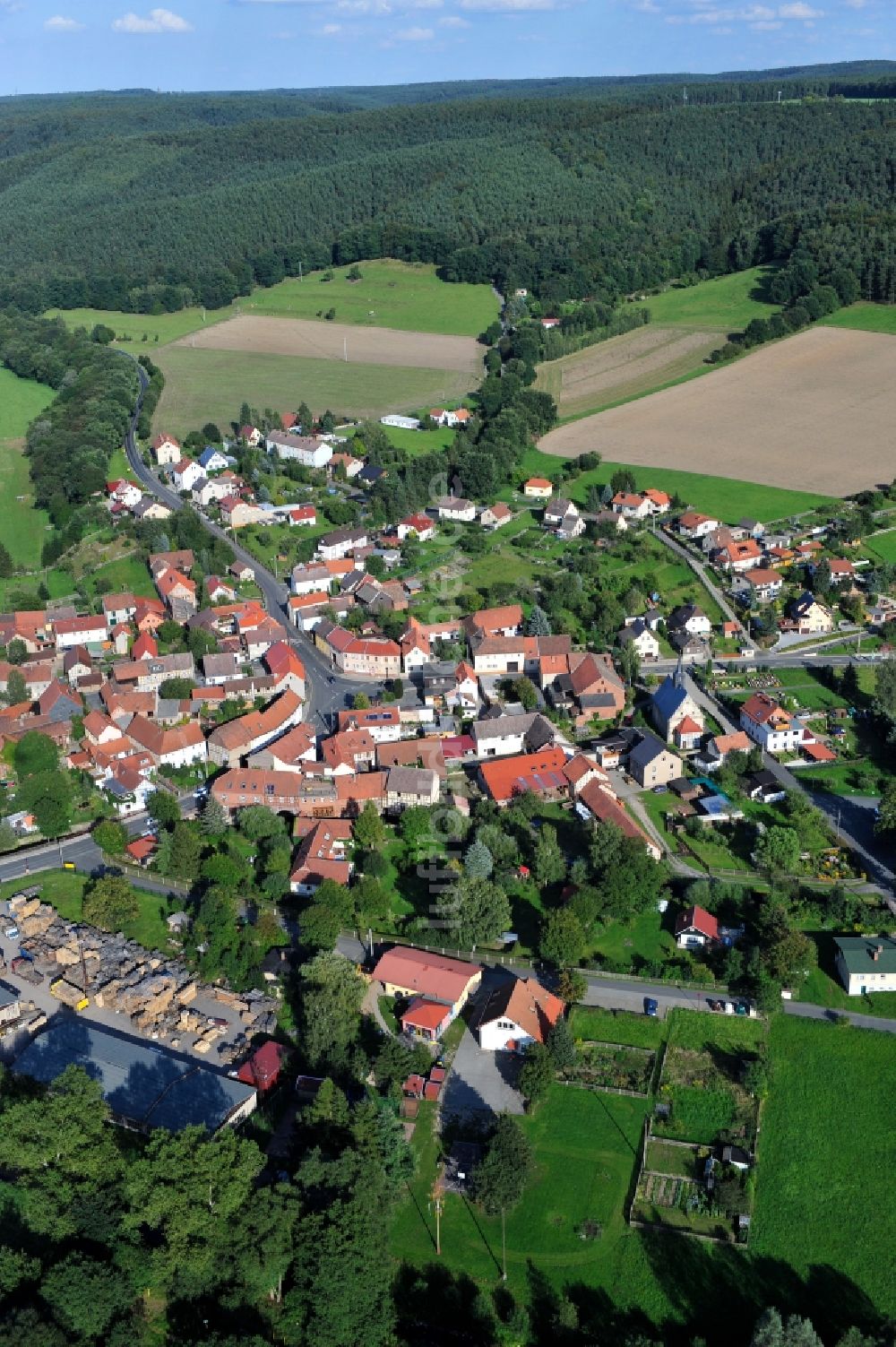 Freienorla aus der Vogelperspektive: Freienorla im Bundesland Thüringen