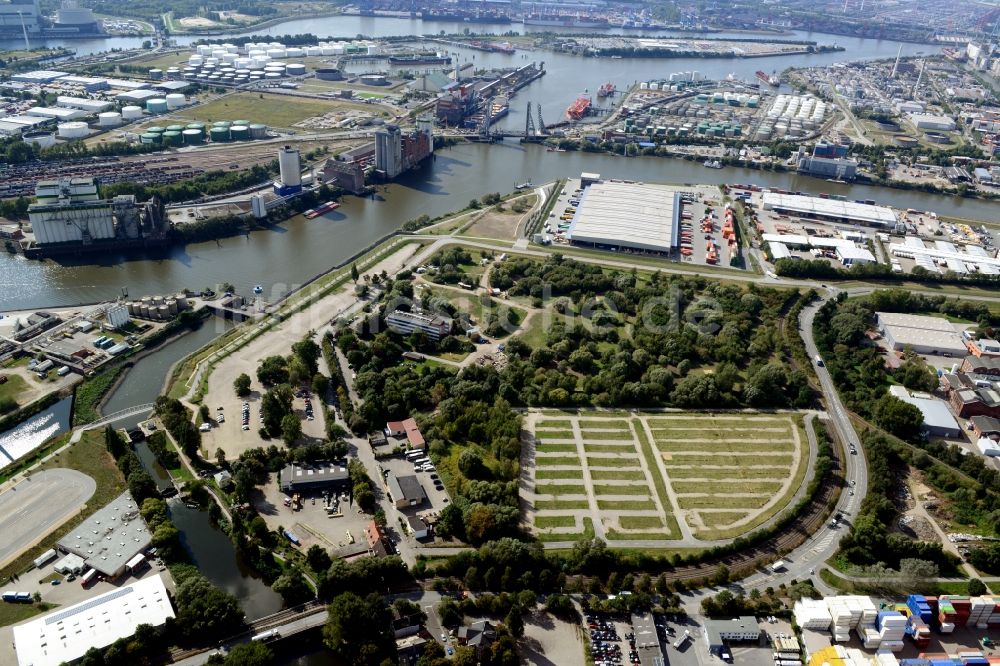 Luftbild Hamburg - Freifläche / Grünfläche in Hamburg-Mitte / Wilhelmsburg