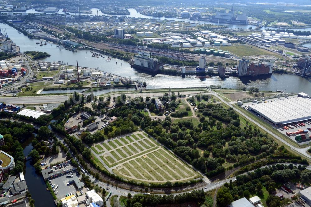 Luftbild Hamburg - Freifläche / Grünfläche in Hamburg-Mitte / Wilhelmsburg