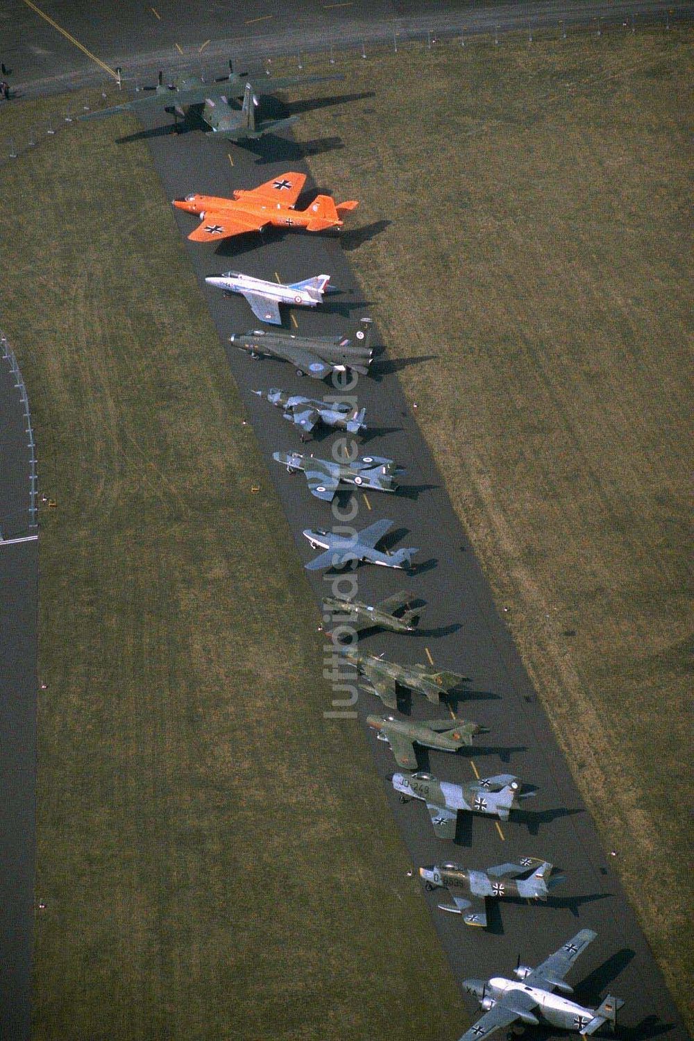 Luftbild Berlin - Freiflächen des Luftwaffenmuseums Gatow (ehem