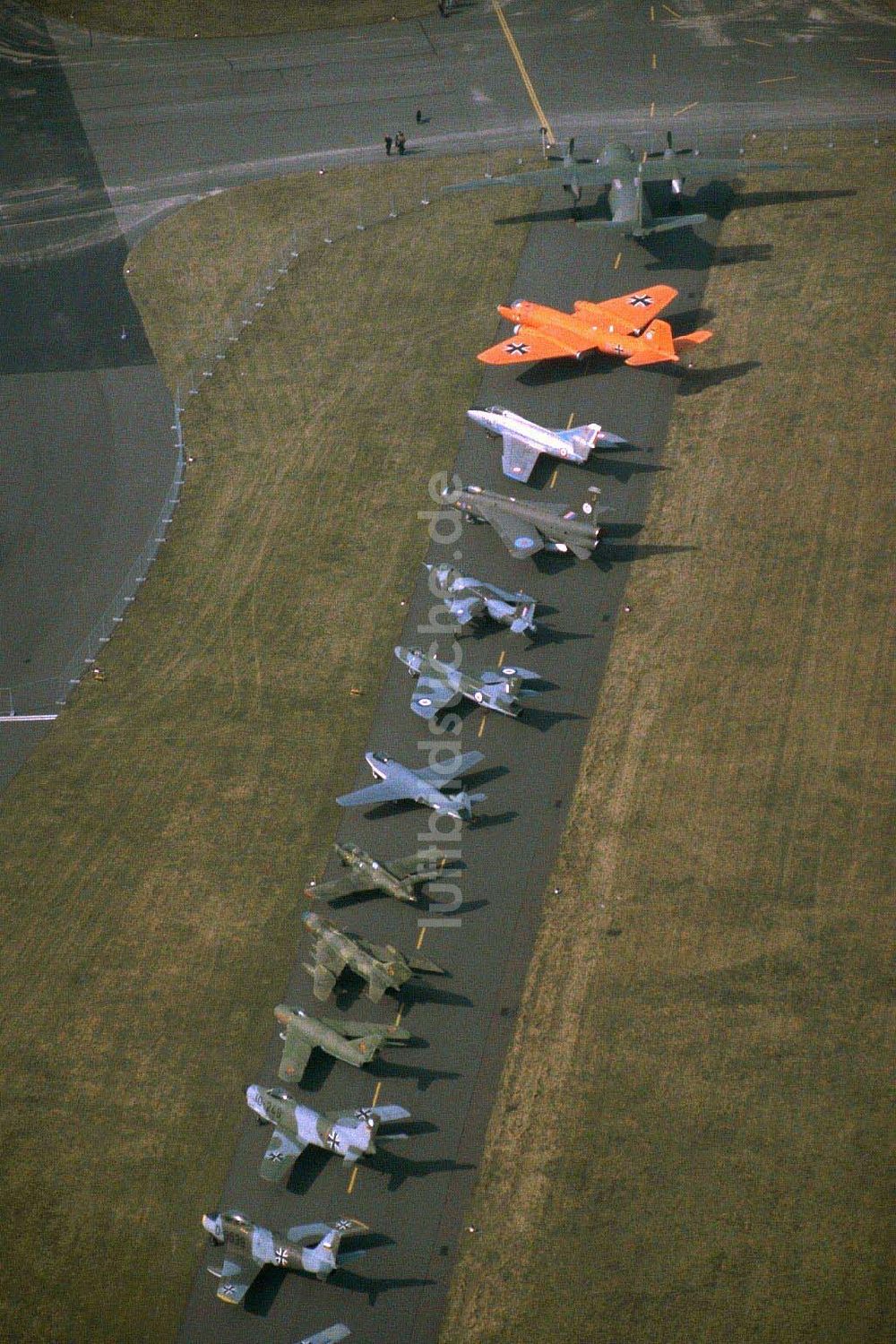 Berlin aus der Vogelperspektive: Freiflächen des Luftwaffenmuseums Gatow auf dem einstigen Flugplatz der Royal Air Force