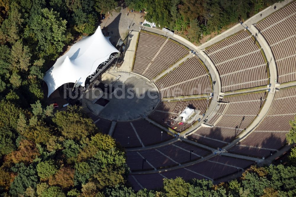 Berlin aus der Vogelperspektive: Freilicht- Bühne der Waldbühne Berlin