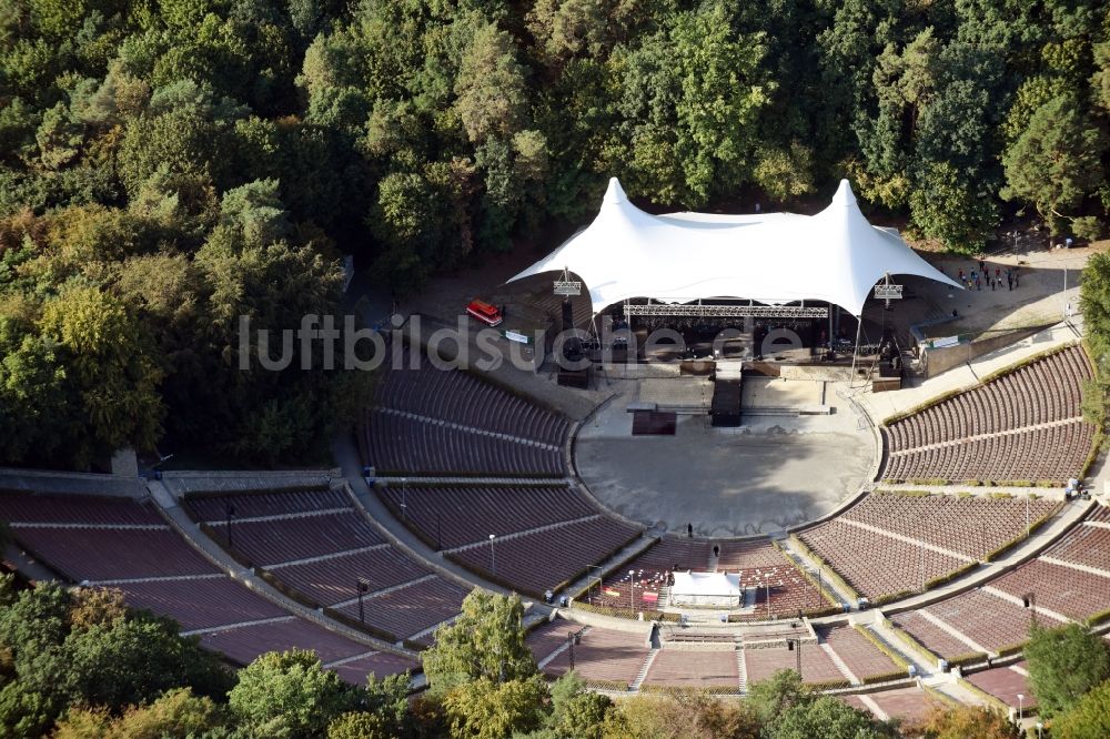 Berlin aus der Vogelperspektive: Freilicht- Bühne der Waldbühne Berlin