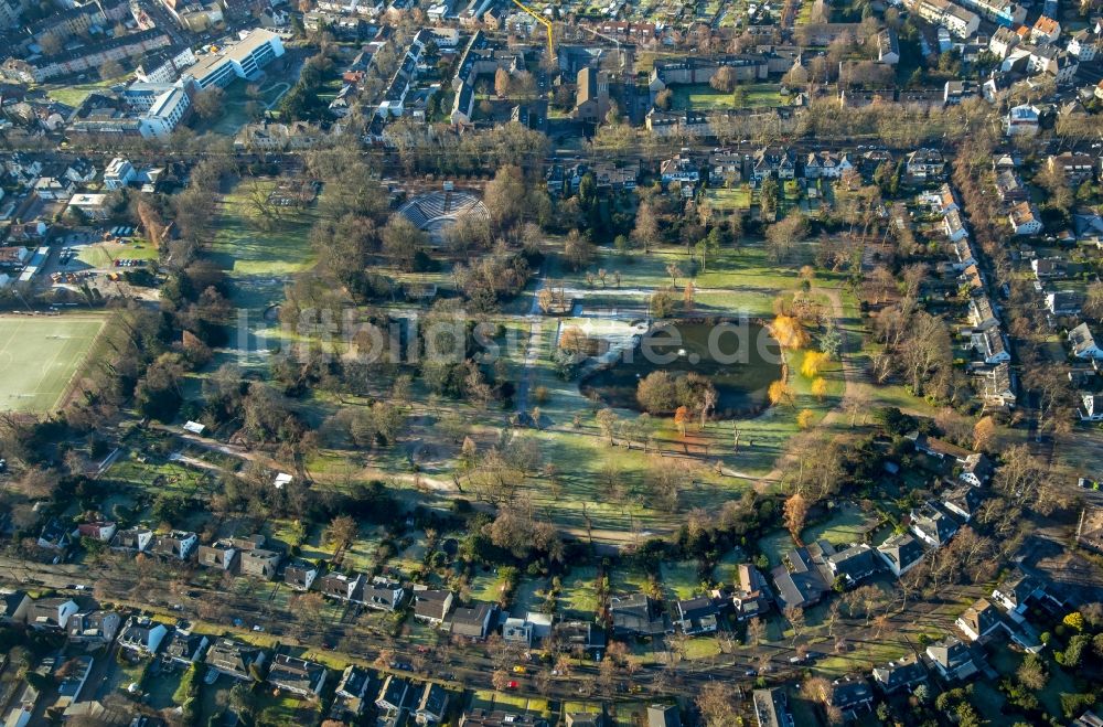 Bochum von oben - Freilichtbühne Wattenscheid im Stadtgarten im Ortsteil Wattenscheid in Bochum im Bundesland Nordrhein-Westfalen