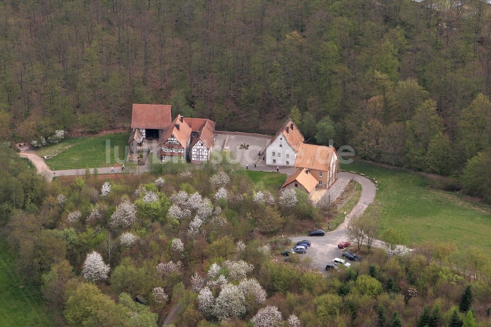 Bad Sobernheim von oben - Freilichtmuseum Bad Sobernheim im Bundesland Rheinland-Pfalz