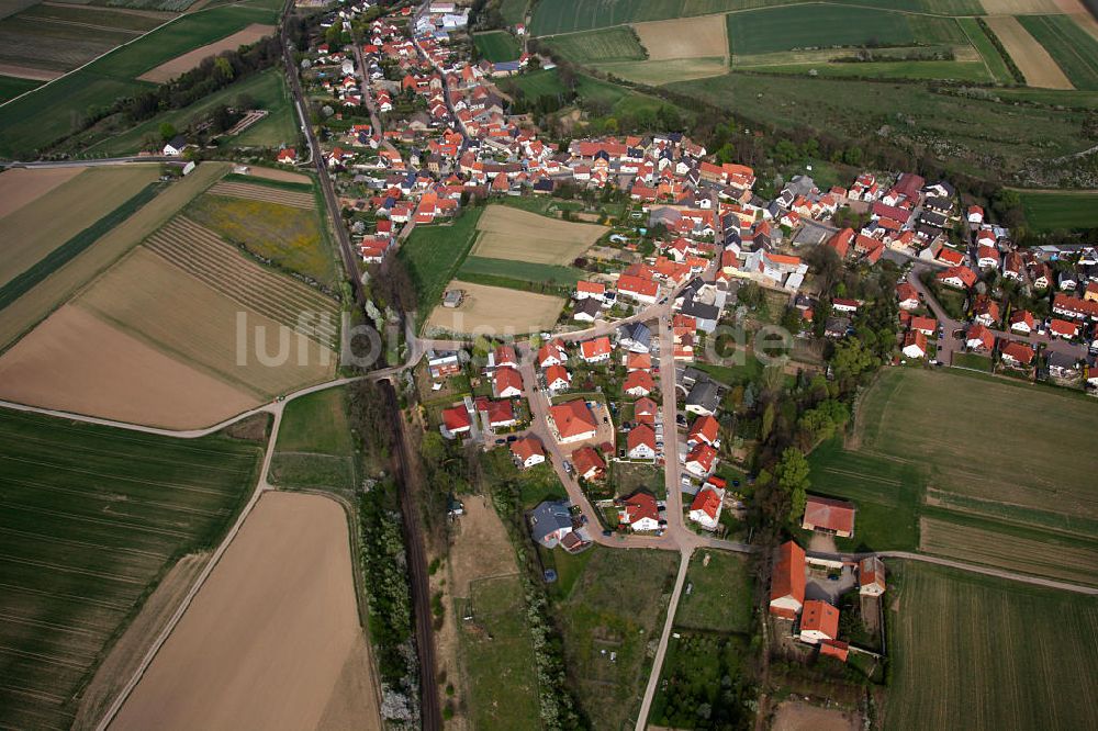 Luftaufnahme Freimersheim - Freimersheim, eine Ortsgemeinde im Landkreis Alzey-Worms in Rheinland-Pfalz