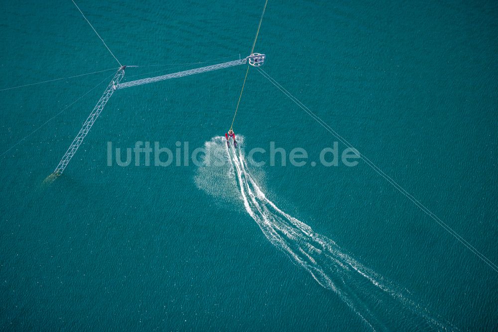 Beckum von oben - Freizeitanlage am Tuttenbrocksee in Beckum im Bundesland Nordrhein-Westfalen, Deutschland