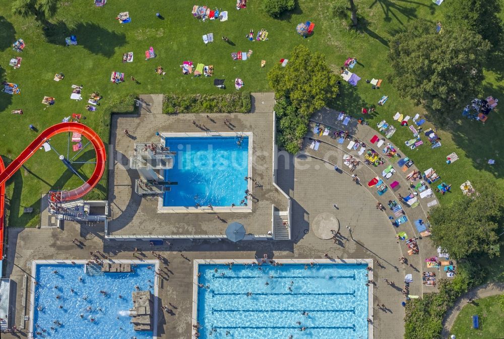 Luftbild Herdecke - Freizeitbad Bleichstein in Herdecke im Bundesland Nordrhein-Westfalen