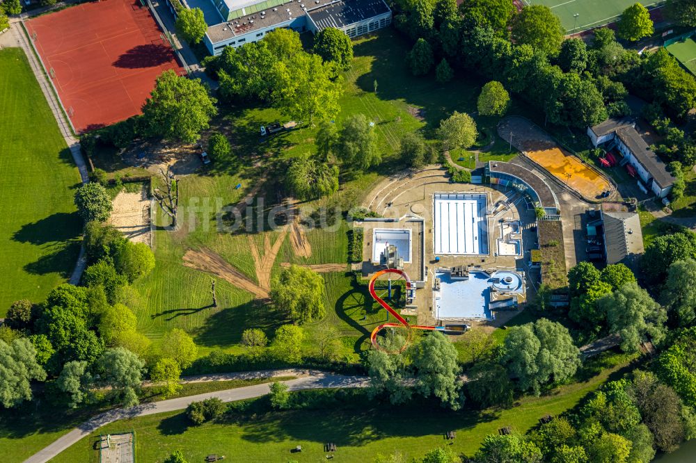 Luftbild Herdecke - Freizeitbad Bleichstein in Herdecke im Bundesland Nordrhein-Westfalen