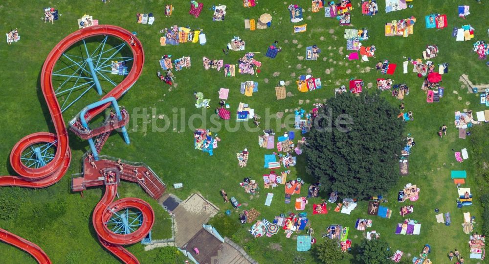 Luftbild Herten - Freizeitbad Copa Ca Backum in Herten im Bundesland Nordrhein-Westfalen