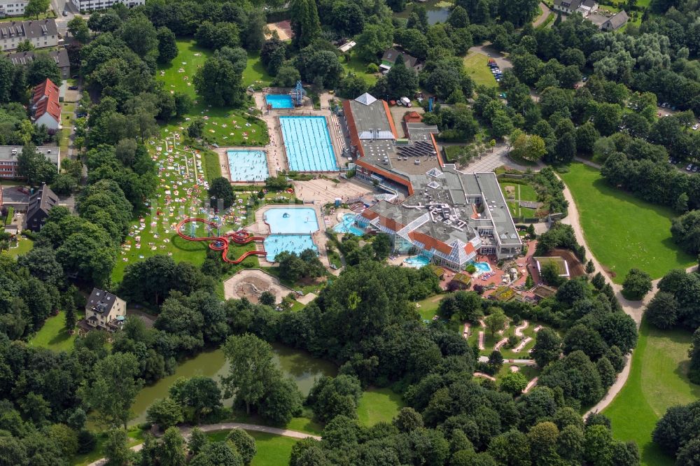 Luftbild Herten - Freizeitbad Copa Ca Backum in Herten im Bundesland Nordrhein-Westfalen