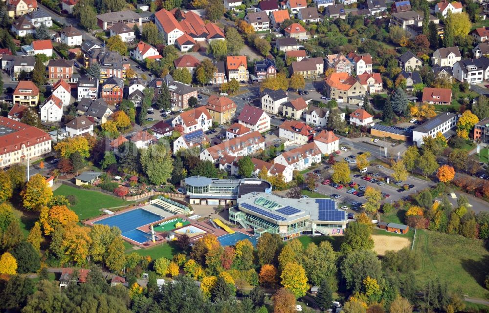 Luftaufnahme Lemgo - Freizeitbad Eau Le in Lemgo im Bundesland Nordrhein-Westfalen