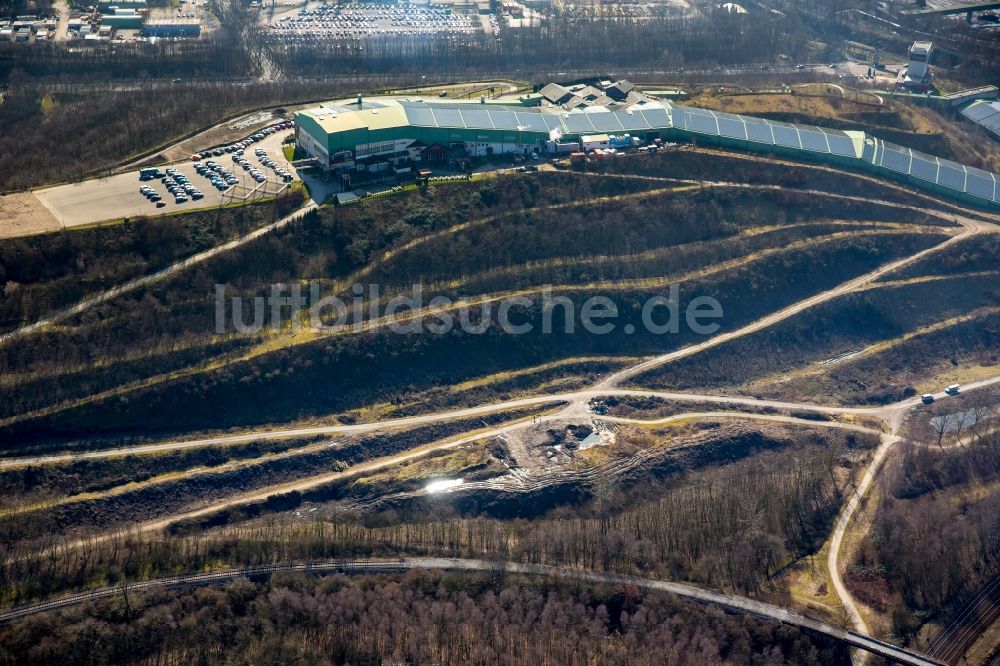 Bottrop aus der Vogelperspektive: Freizeiteinrichtung INTERSPORT ALPINCENTER in Bottrop im Bundesland Nordrhein-Westfalen