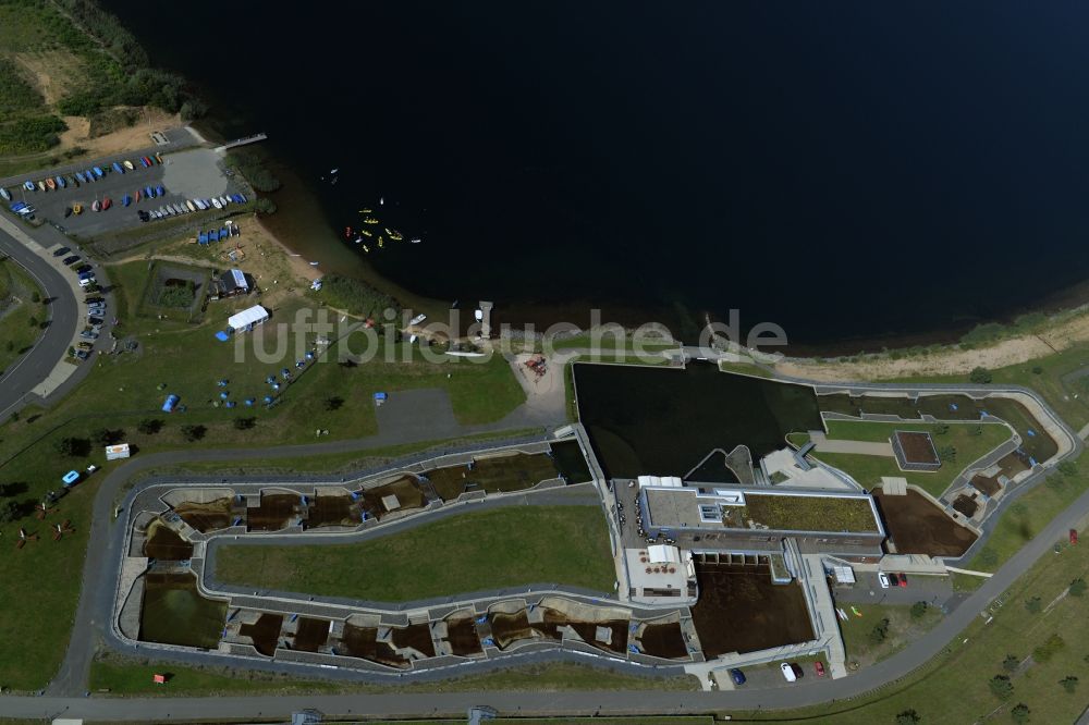 Luftbild Markkleeberg - Freizeiteintrichtung Kanupark Markkleeberg in Markkleeberg im Bundesland Sachsen