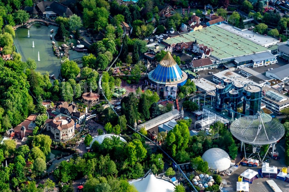 Rust von oben - Freizeitpark Europa-Park in Rust Baden