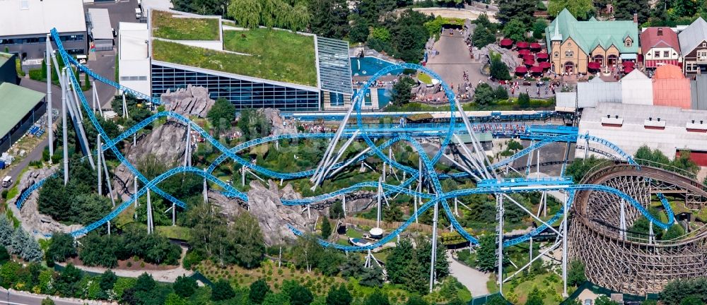 Rust aus der Vogelperspektive: Freizeitpark Europa-Park in Rust im Bundesland Baden-Württemberg, Deutschland