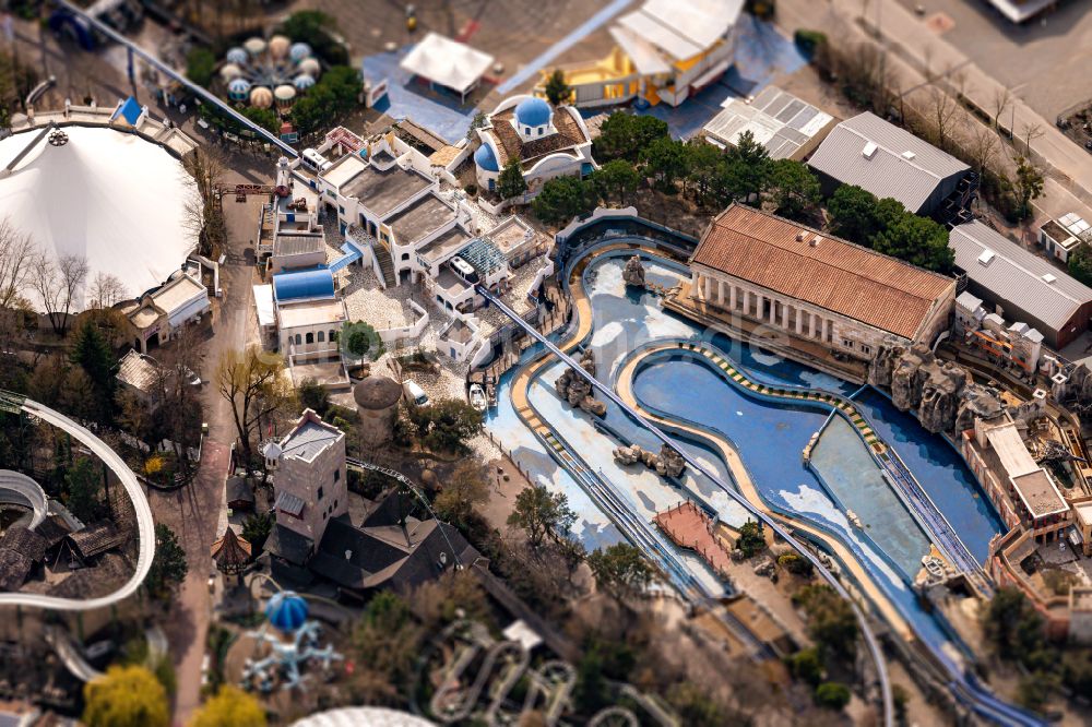 Rust von oben - Freizeitpark Europapark in Rust im Bundesland Baden-Württemberg, Deutschland