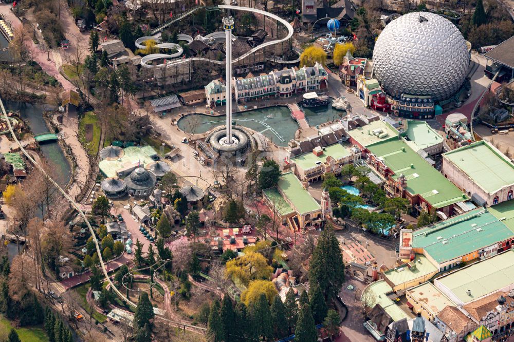 Rust aus der Vogelperspektive: Freizeitpark Europapark in Rust im Bundesland Baden-Württemberg, Deutschland