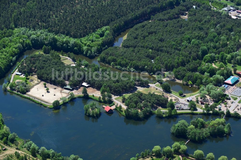 Luftaufnahme Oranienburg - Freizeitpark Germendorf in Oranienburg im Bundesland Brandenburg