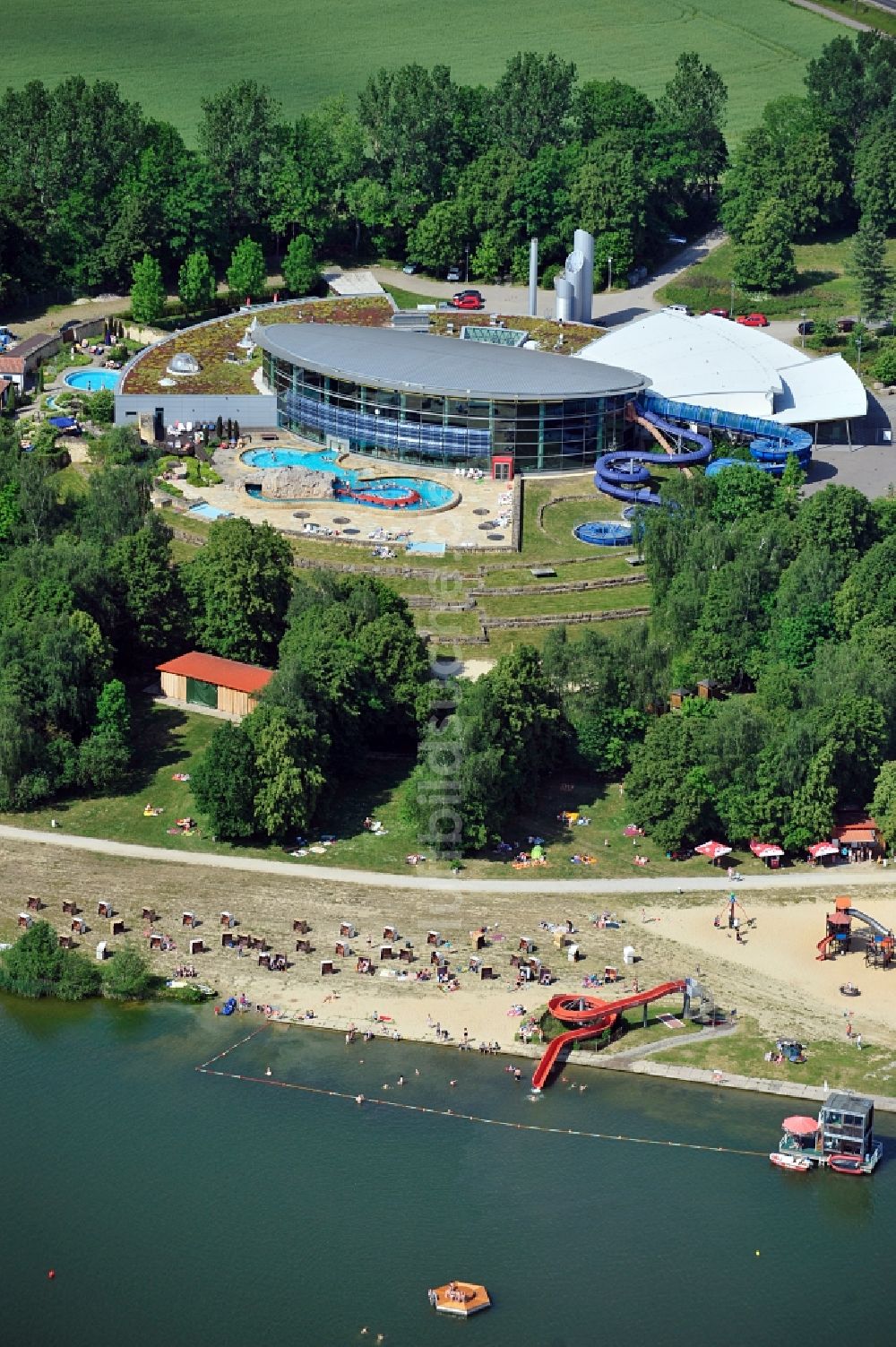 Luftbild Hohenfelden - Freizeitpark Hohenfelden am Stausee Hohenfelden in Thüringen