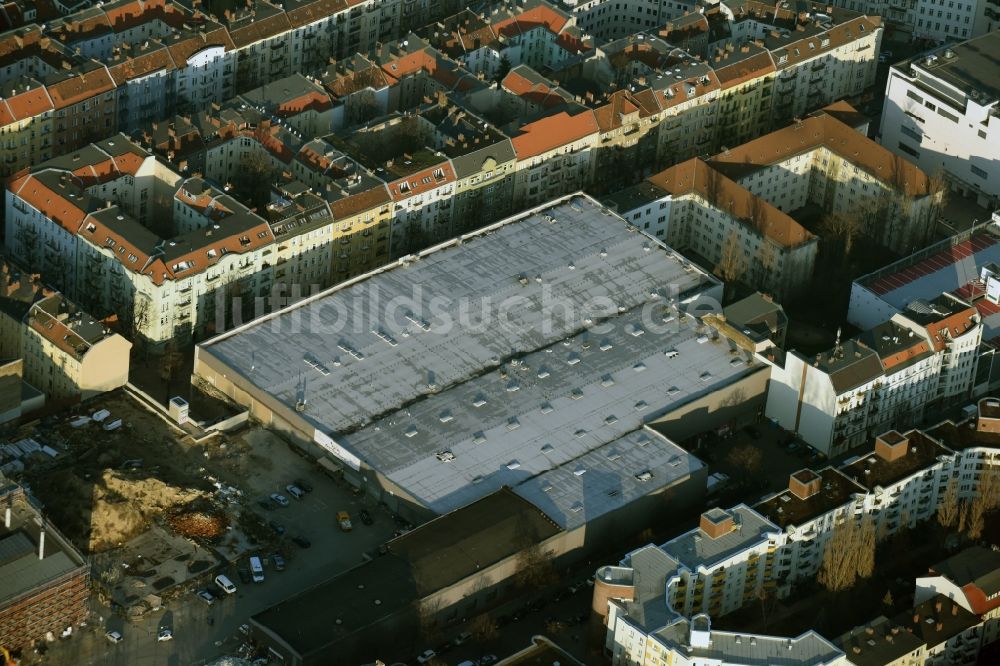 Berlin aus der Vogelperspektive: Freizeitzentrum BERLINKART an der Werbellinstraße in Berlin