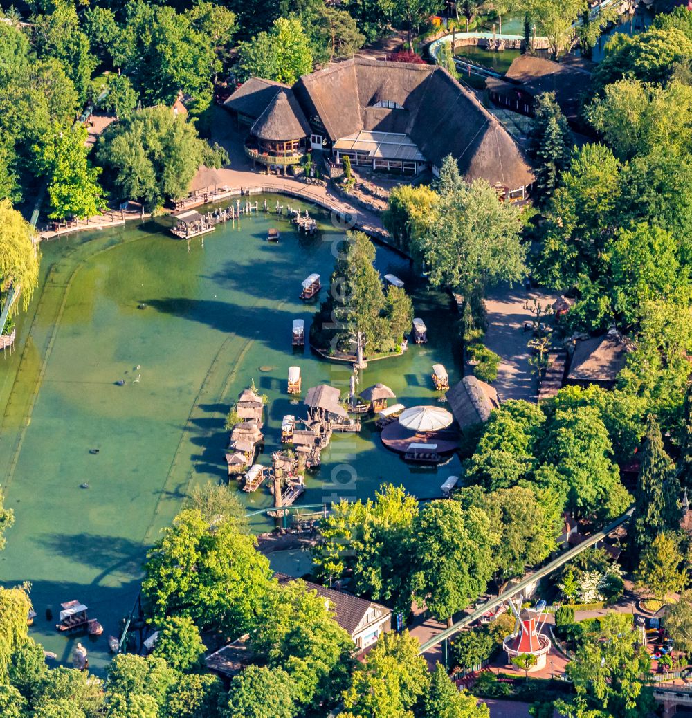 Rust aus der Vogelperspektive: Freizeitzentrum Europapark in Rust im Bundesland Baden-Württemberg, Deutschland