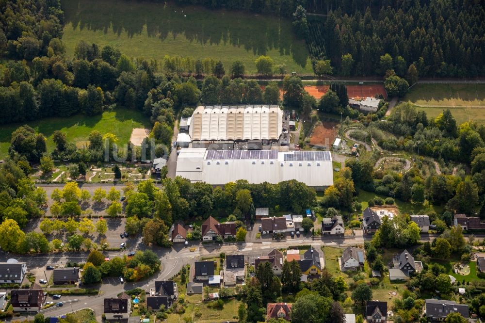 Netphen aus der Vogelperspektive: Freizeitzentrum Freizeitpark Netphen in Netphen im Bundesland Nordrhein-Westfalen, Deutschland