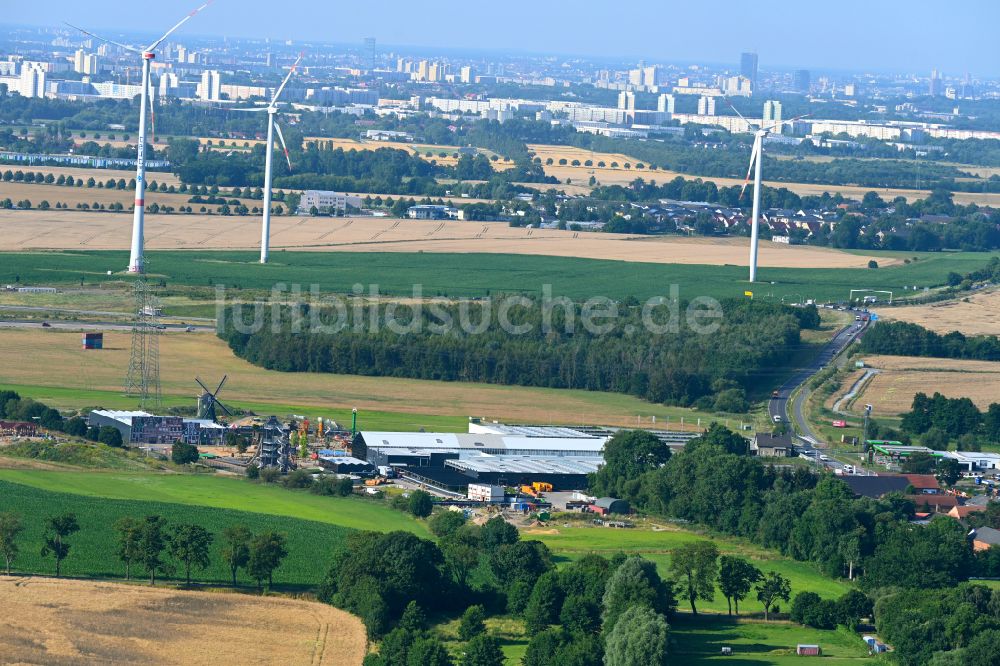 Panketal aus der Vogelperspektive: Freizeitzentrum Gartencenter aus Holland GmbH in Panketal im Bundesland Brandenburg, Deutschland