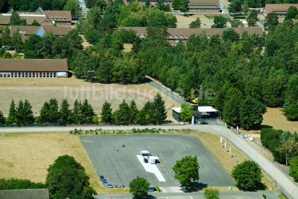 Luftaufnahme Wesendorf - Freizeitzentrum Hammerstein Park Wesendorf entlang der Lange Straße in Wesendorf im Bundesland Niedersachsen, Deutschland