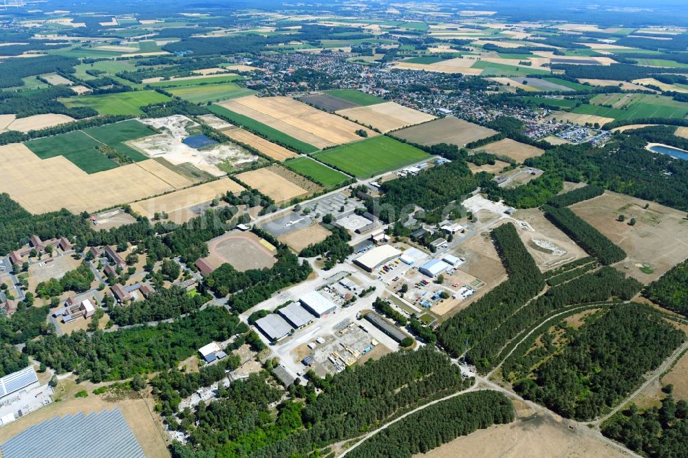 Wesendorf aus der Vogelperspektive: Freizeitzentrum Hammerstein Park Wesendorf entlang der Lange Straße in Wesendorf im Bundesland Niedersachsen, Deutschland