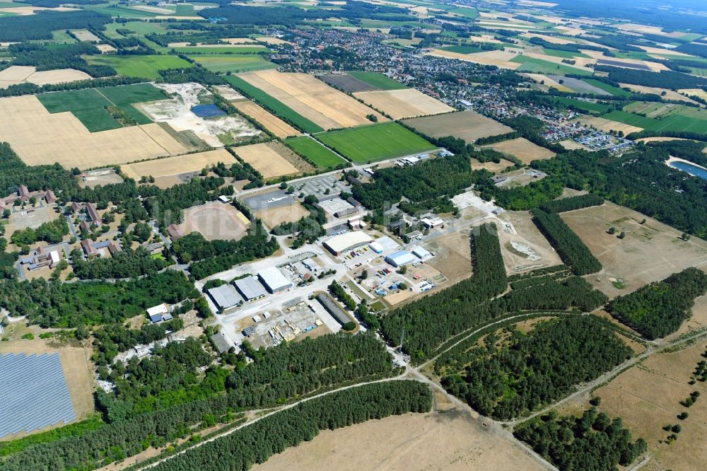 Luftbild Wesendorf - Freizeitzentrum Hammerstein Park Wesendorf entlang der Lange Straße in Wesendorf im Bundesland Niedersachsen, Deutschland