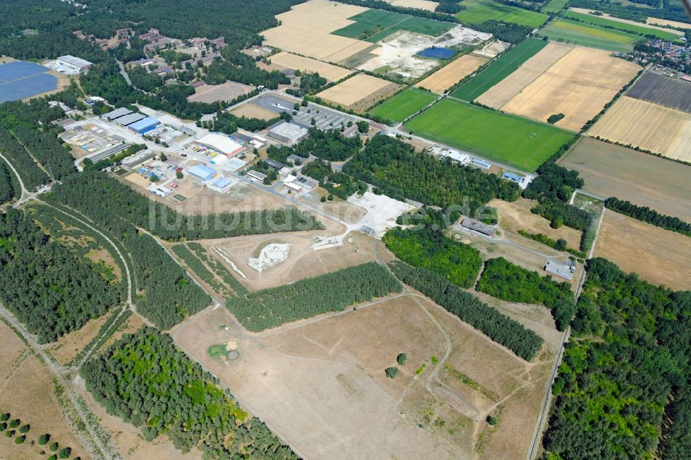 Luftbild Wesendorf - Freizeitzentrum Hammerstein Park Wesendorf entlang der Lange Straße in Wesendorf im Bundesland Niedersachsen, Deutschland