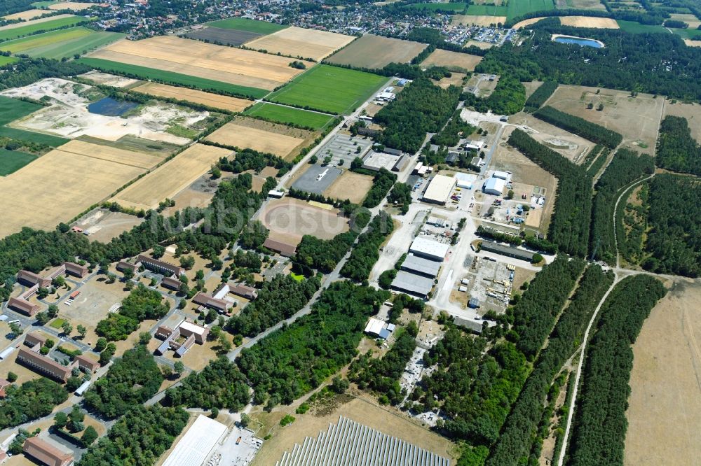 Wesendorf aus der Vogelperspektive: Freizeitzentrum Hammerstein Park Wesendorf entlang der Lange Straße in Wesendorf im Bundesland Niedersachsen, Deutschland