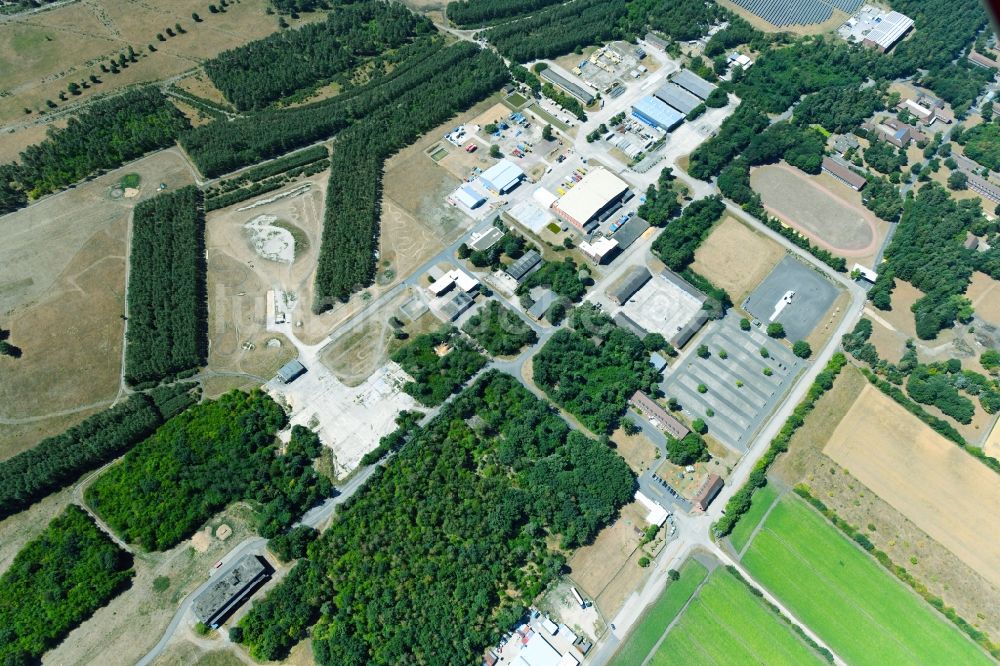 Wesendorf von oben - Freizeitzentrum Hammerstein Park Wesendorf entlang der Lange Straße in Wesendorf im Bundesland Niedersachsen, Deutschland